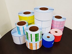 호성에스디 색코팅 유포 및 무지 유포 라벨